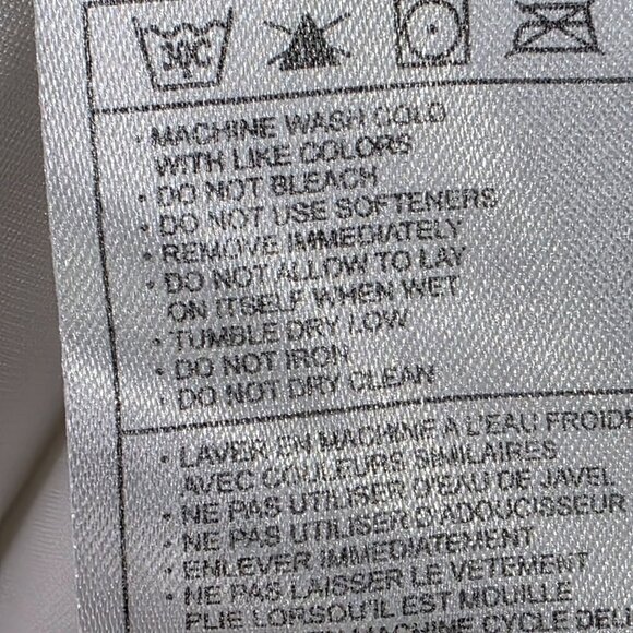 Mens Nike White Track Pants Side Zippers & Elastic Waistband Polyester Size XXL - Picture 12 of 12